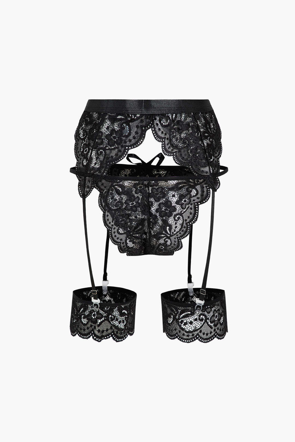 Σετ Εσώρουχων Με Δαντέλα Και Δέσιμο Στην Πλάτη, Χωρίς Ραφές Και Λεπτομέρειες