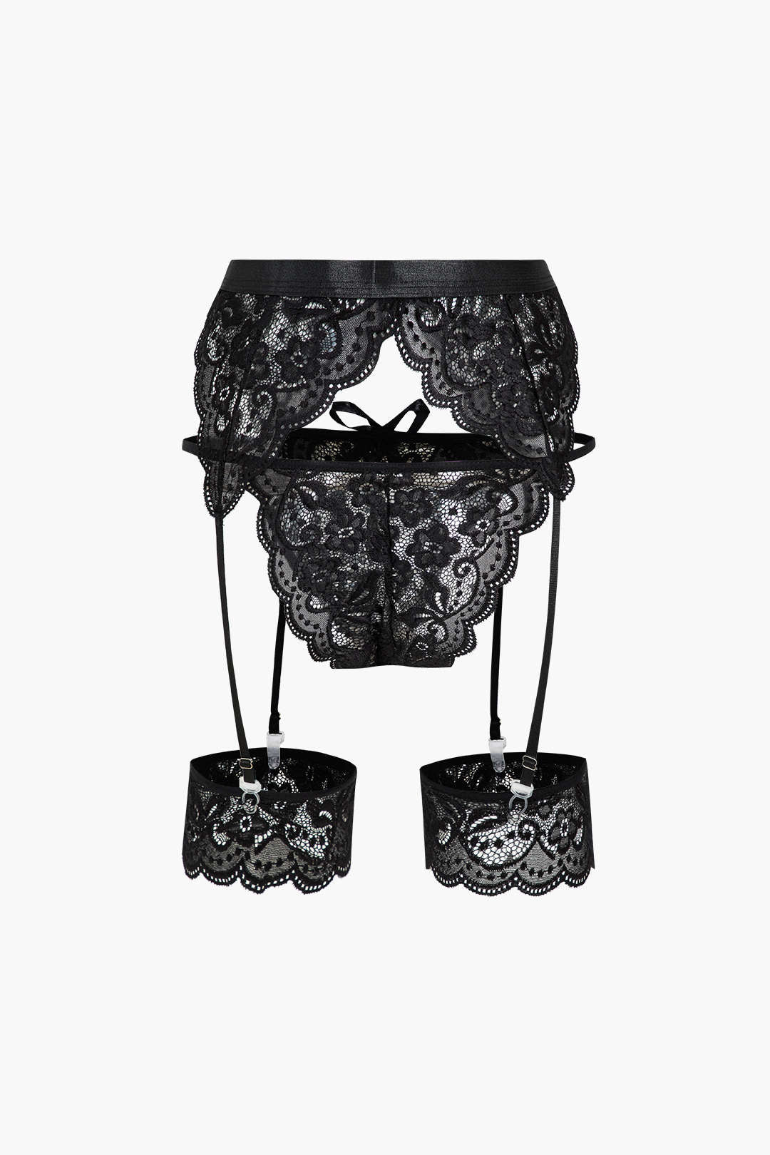 Σετ Εσώρουχων Με Δαντέλα Και Δέσιμο Στην Πλάτη, Χωρίς Ραφές Και Λεπτομέρειες