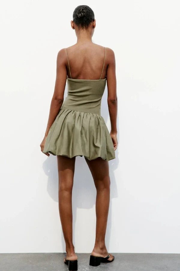 Μίνι Φόρεμα Με Ανοιχτόχρωμη Φούστα Aubrey Με Μπαλονάκι