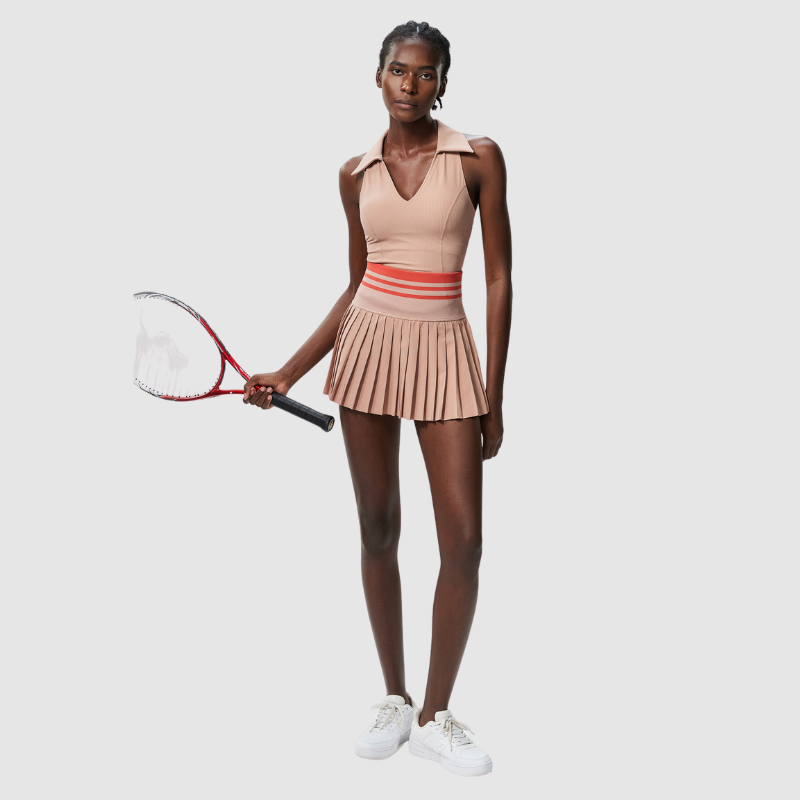 Σετ Αθλητικού Τένις Με Πλισέ Φούστα