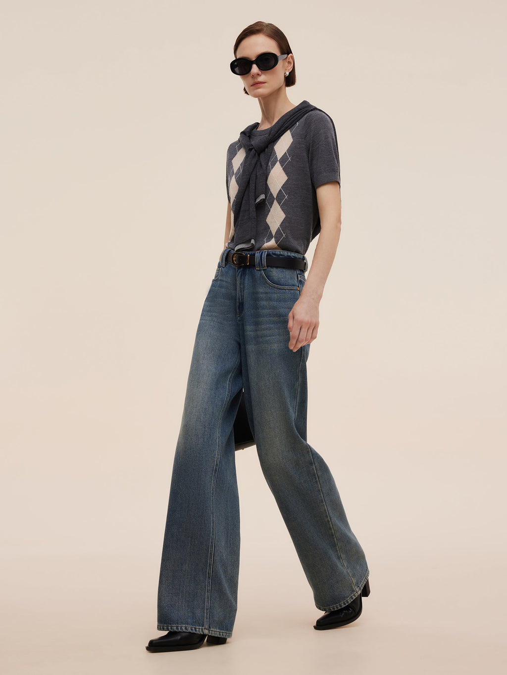 Γυναικείο Τζιν Με Ίσια Γραμμή Από Βαμβάκι