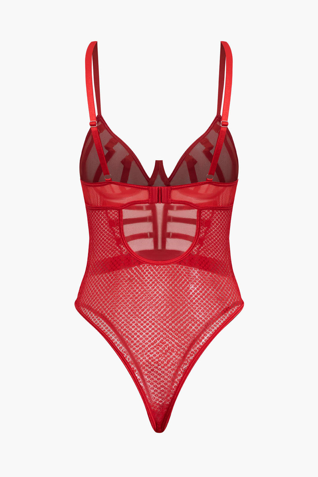 Κορμάκι-Εσώρουχο Μπουστάκι Με Διάφανο Πλέγμα Και Χωρίς Πλάτη