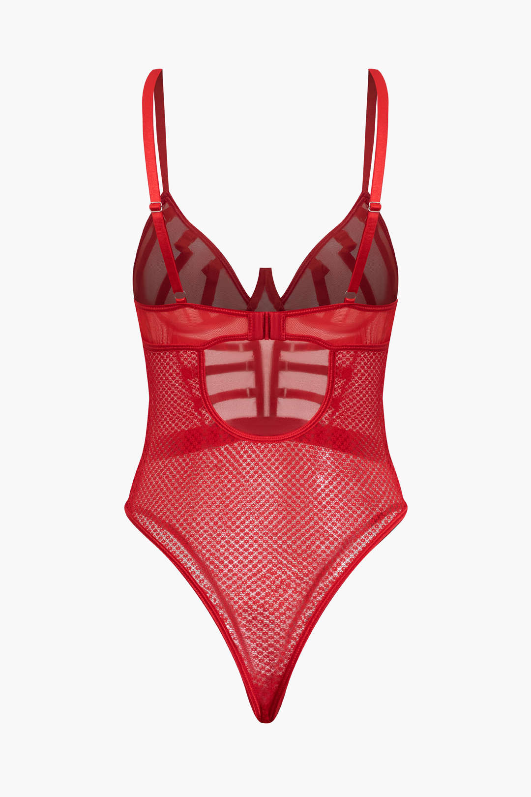 Κορμάκι-Εσώρουχο Μπουστάκι Με Διάφανο Πλέγμα Και Χωρίς Πλάτη