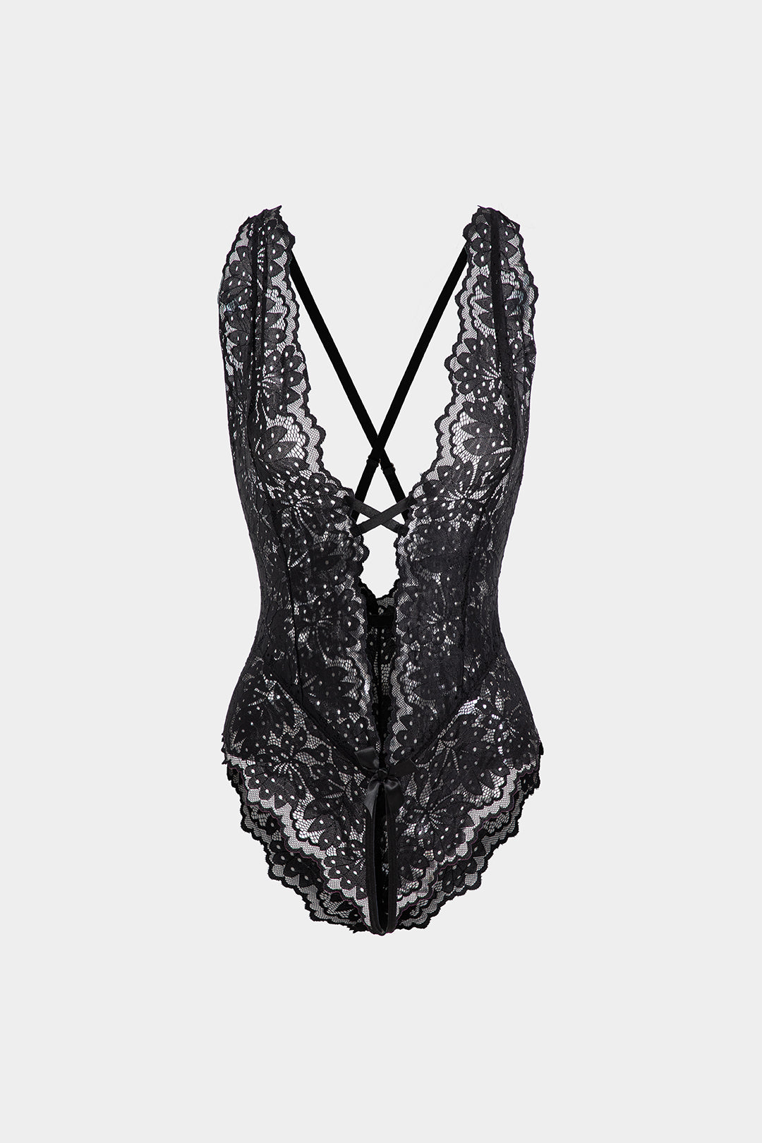 Κορμάκι Με Ανοιχτό Κορμάκι Και Ντεκολτέ, Με Κοψίματα Και Λεπτομέρειες Στο Μπροστινό Και Πίσω Μέρος