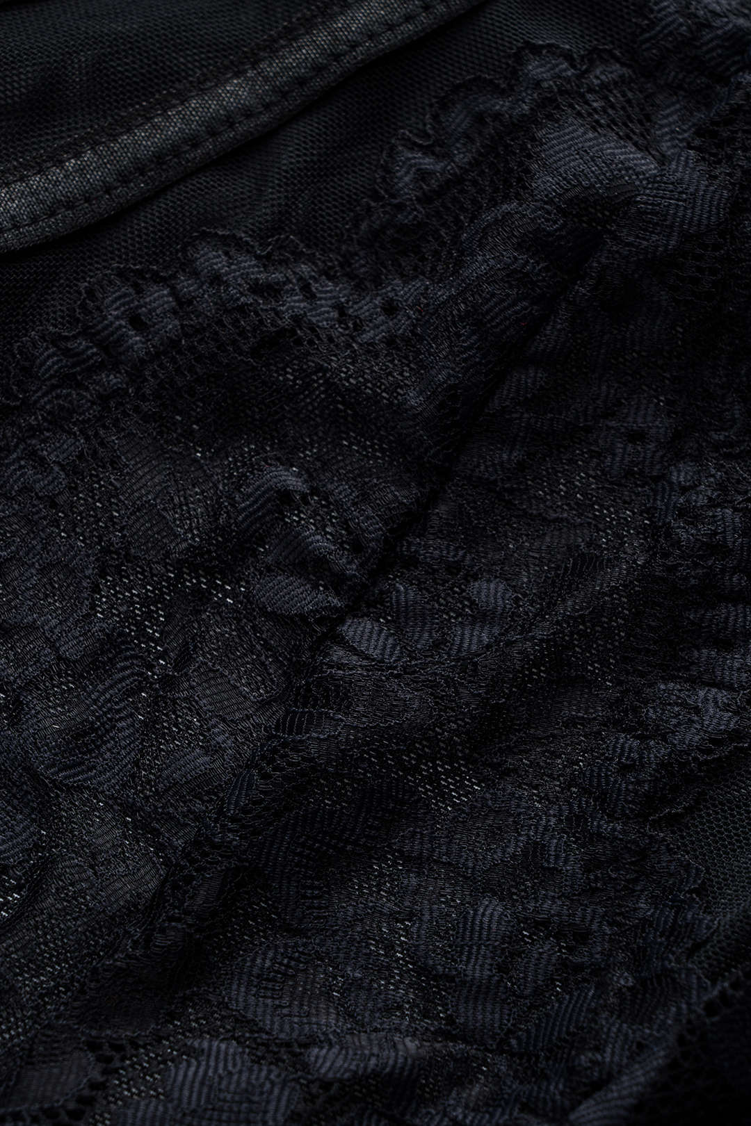 Κορμάκι-Κορσέ Από Τούλι Και Δαντέλα