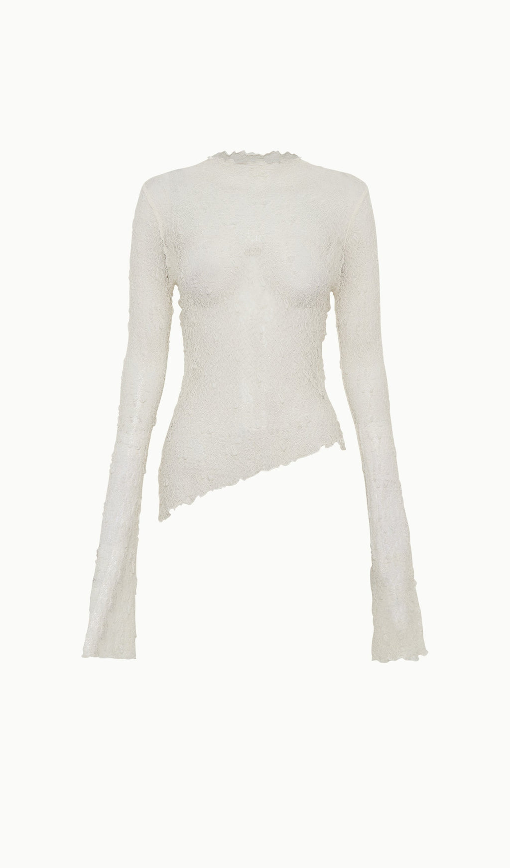 Σετ Φούστας Και Τοπ Με Διαφανή Δαντέλα