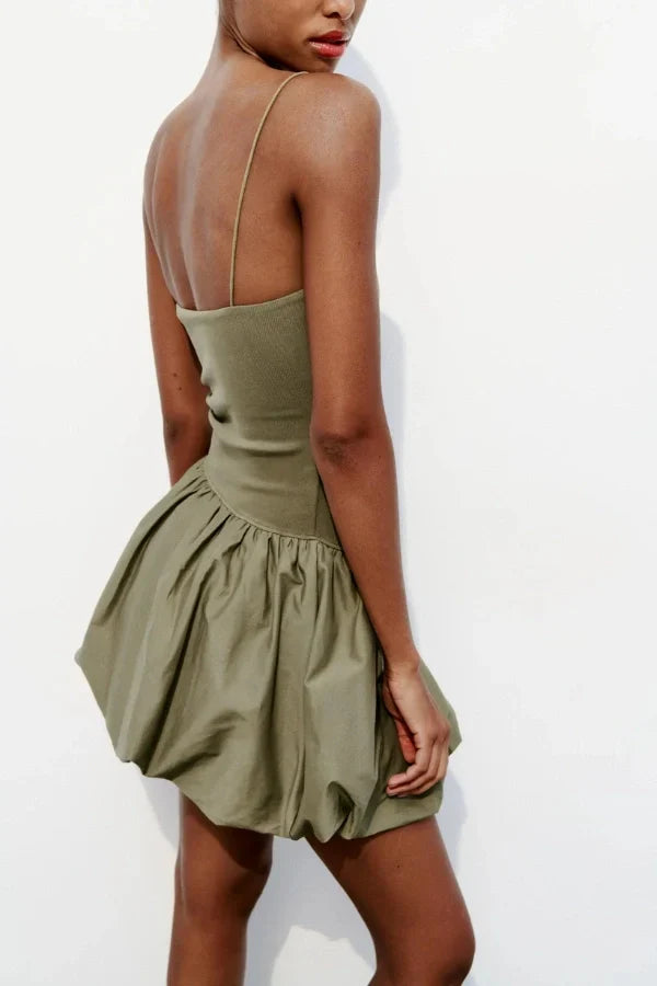 Μίνι Φόρεμα Με Ανοιχτόχρωμη Φούστα Aubrey Με Μπαλονάκι