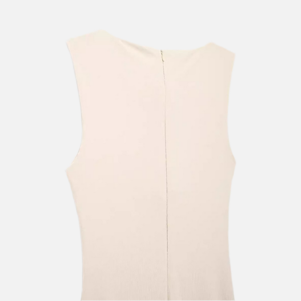 Μακρύ Φόρεμα Riviera Chest Με Διπλή Μεταλλική Λεπτομέρεια