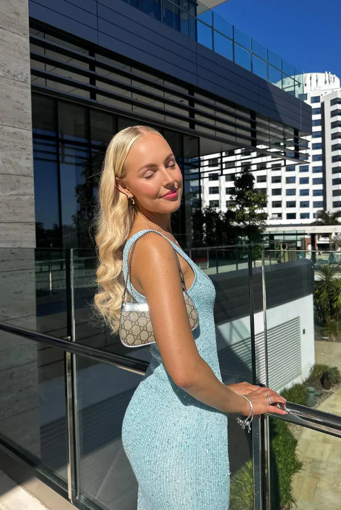 Φόρεμα Elsie Με Λαμπερή Φάσα