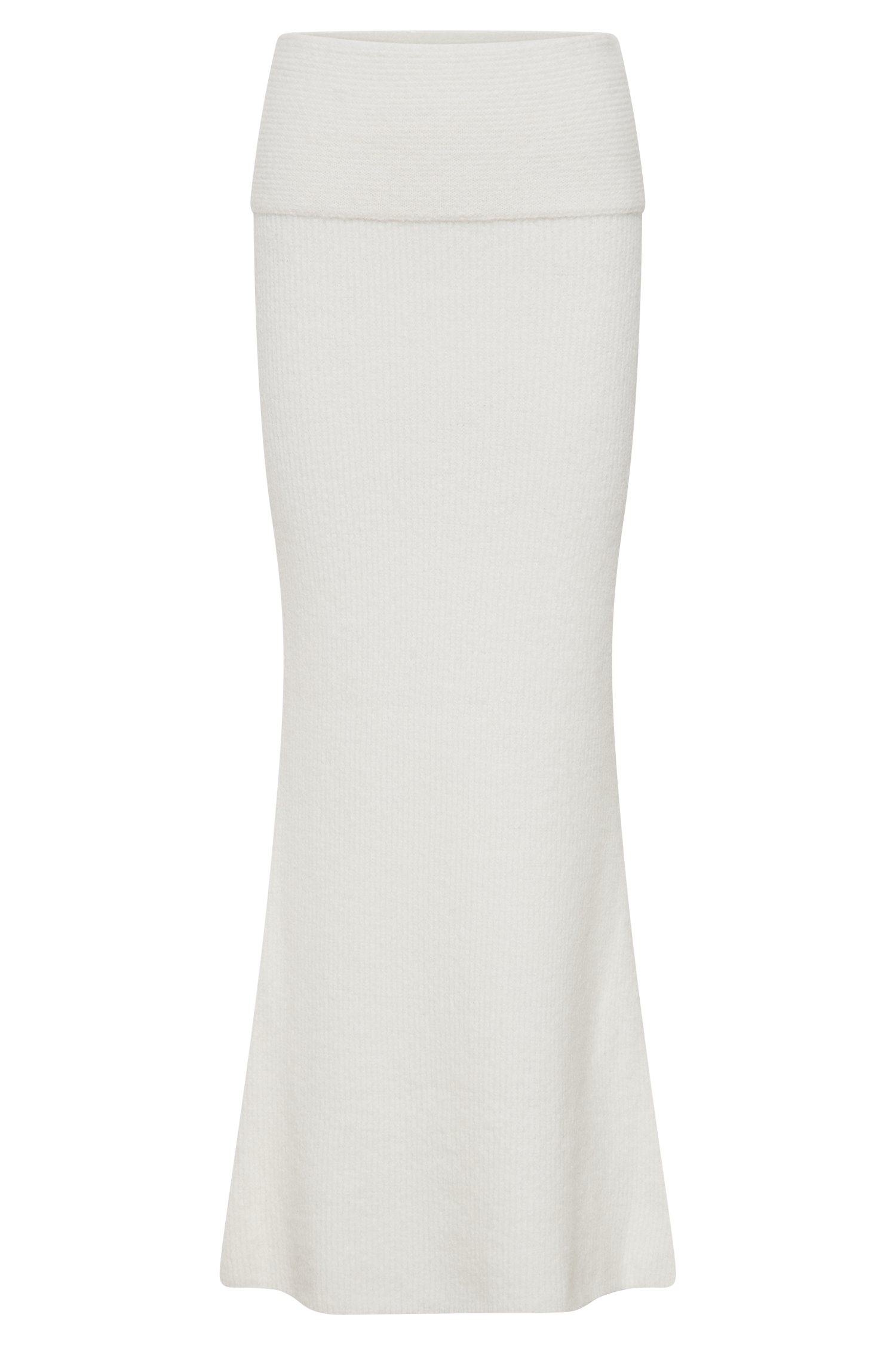 Φούστα Levaru Charlotte Με Πλεκτή Μάξι Επένδυση - Ιβουάρ