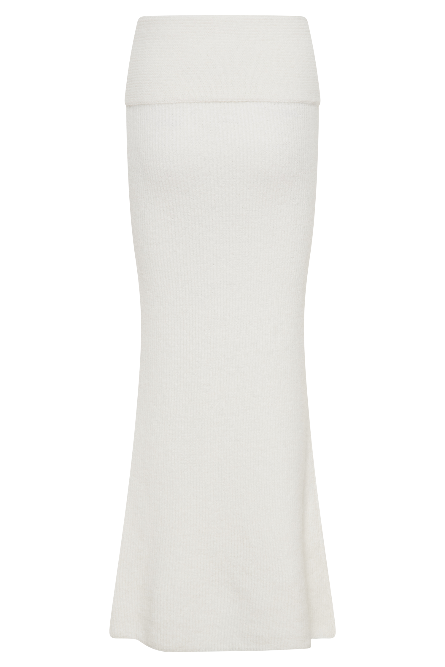 Φούστα Levaru Charlotte Με Πλεκτή Μάξι Επένδυση - Ιβουάρ