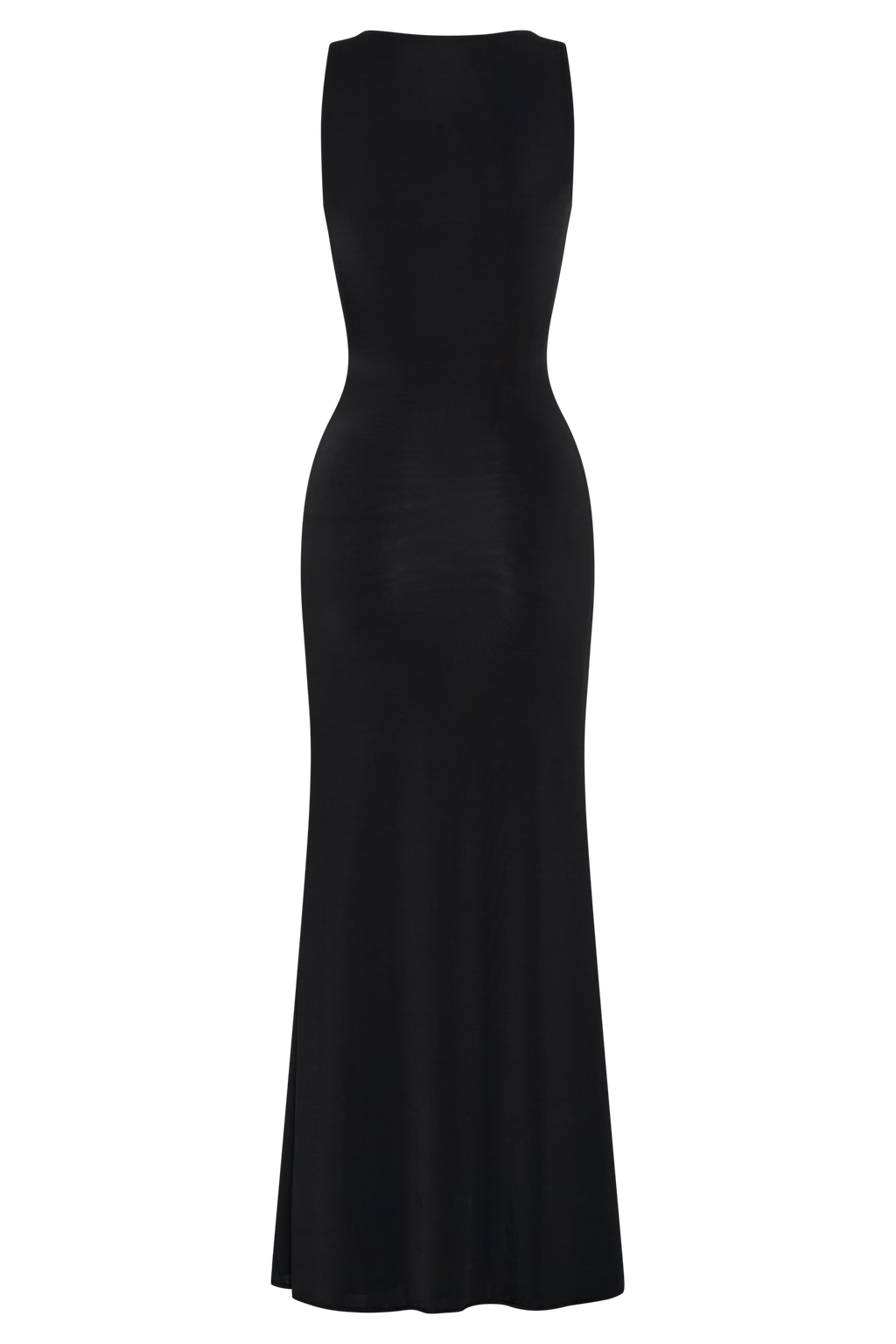 Φόρεμα Beck Με Φλοράλ Print Και Βαθύ Τελείωμα - Μαύρο