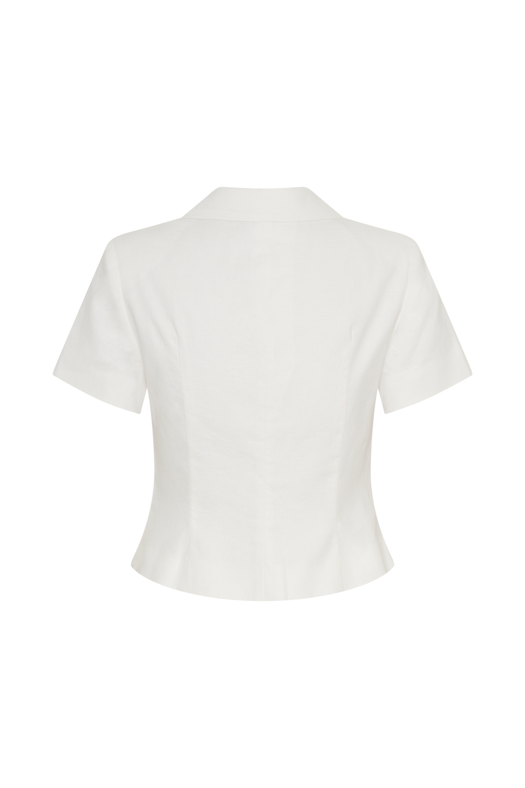 Λινό Μπουφάν Ciara - Λευκό