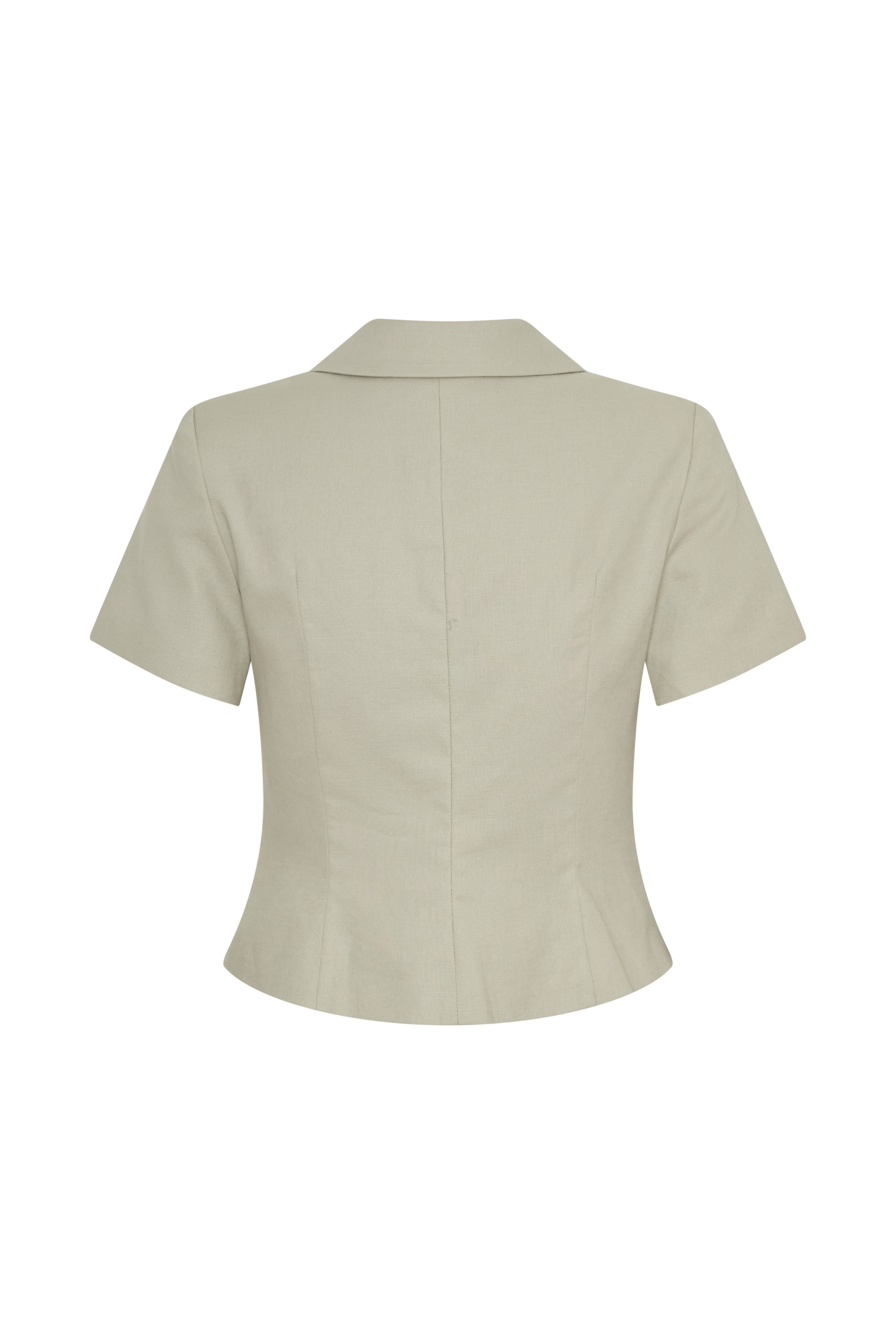 Λινό Μπουφάν Ciara - Βασιλικός