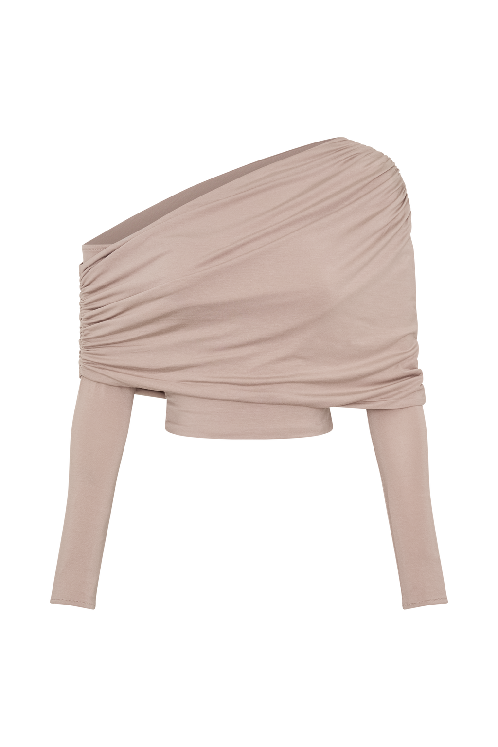 Μπλούζα Corinna Modal Με Έναν Ώμο - Μανιτάρι