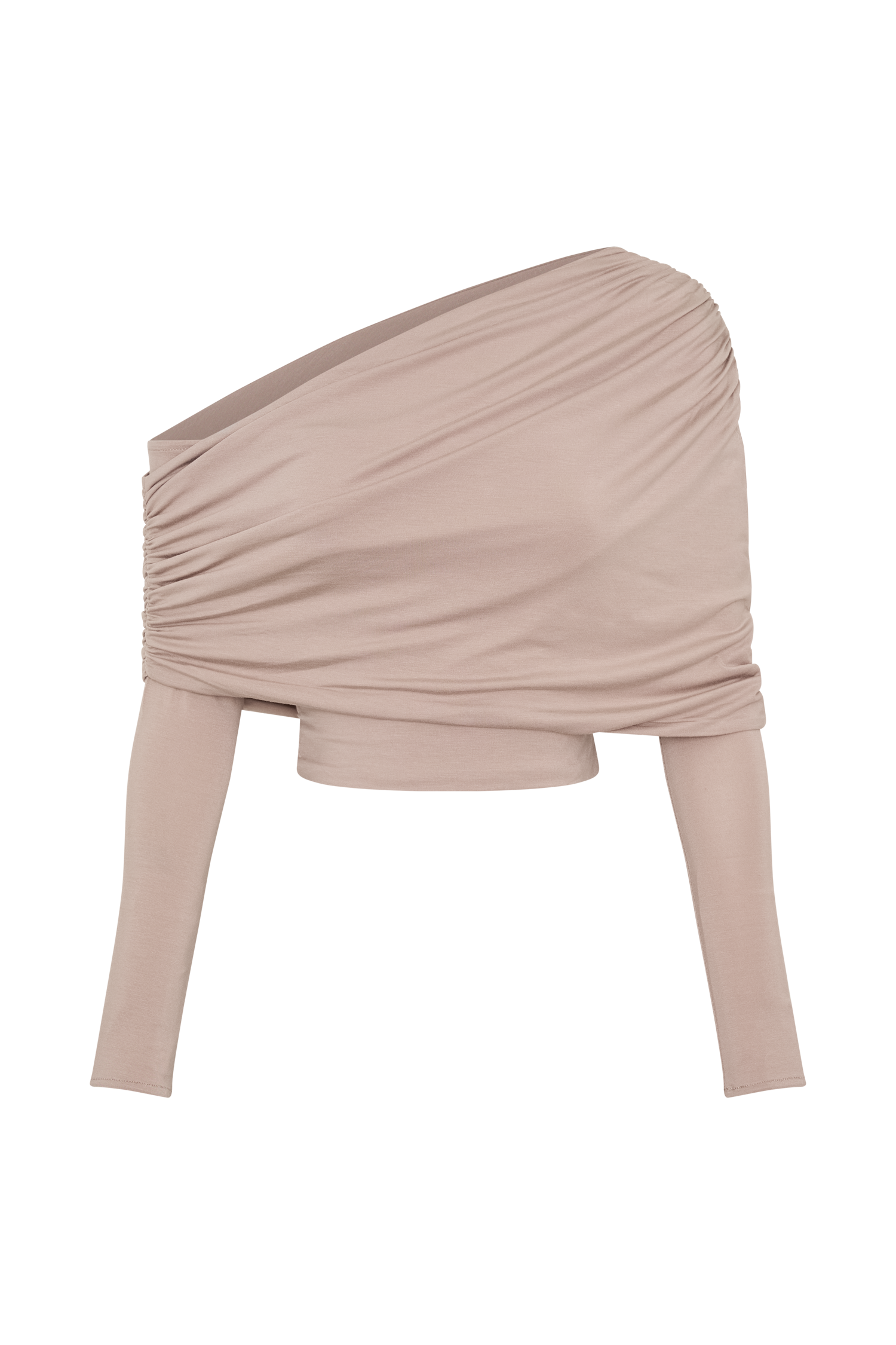 Μπλούζα Corinna Modal Με Έναν Ώμο - Μανιτάρι