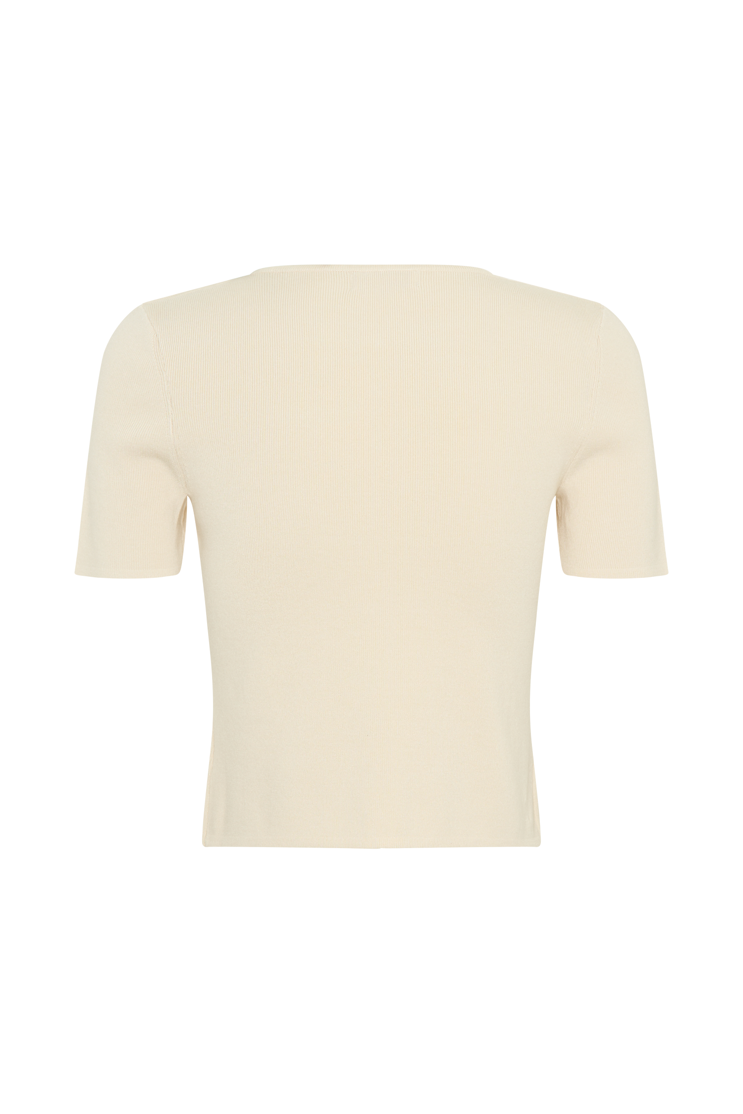 Πλεκτό Τοπ Με Κέντημα Monroe - Κρεμ Και Ιβουάρ