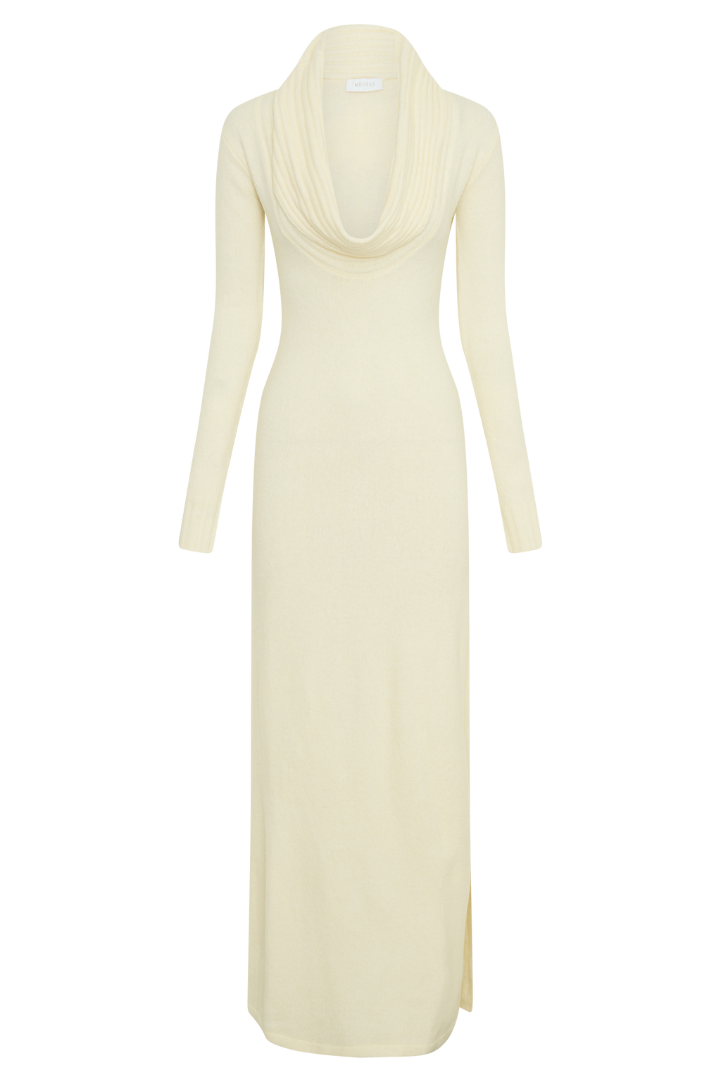 Φόρεμα Alessandra Με Διπλή Πλέξη Και Μάξι Σχέδιο - Ivory Marle