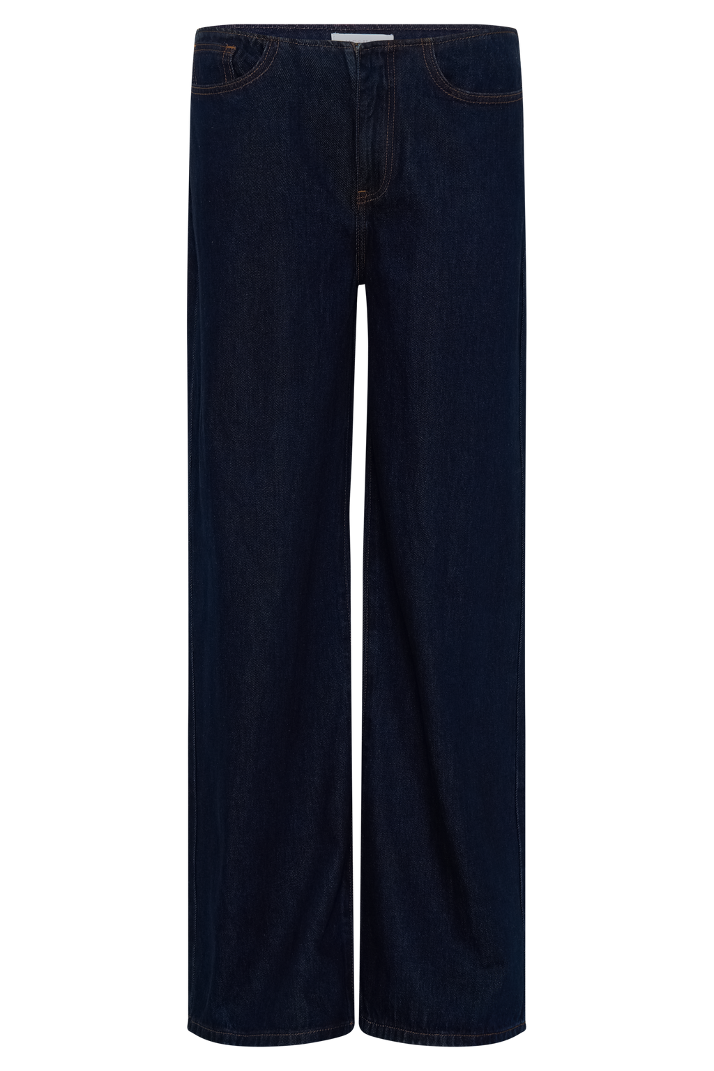 Τζιν Παντελόνι Caitlin Με Μέση Και Φαρδιά Γραμμή - Μπλε Indigo