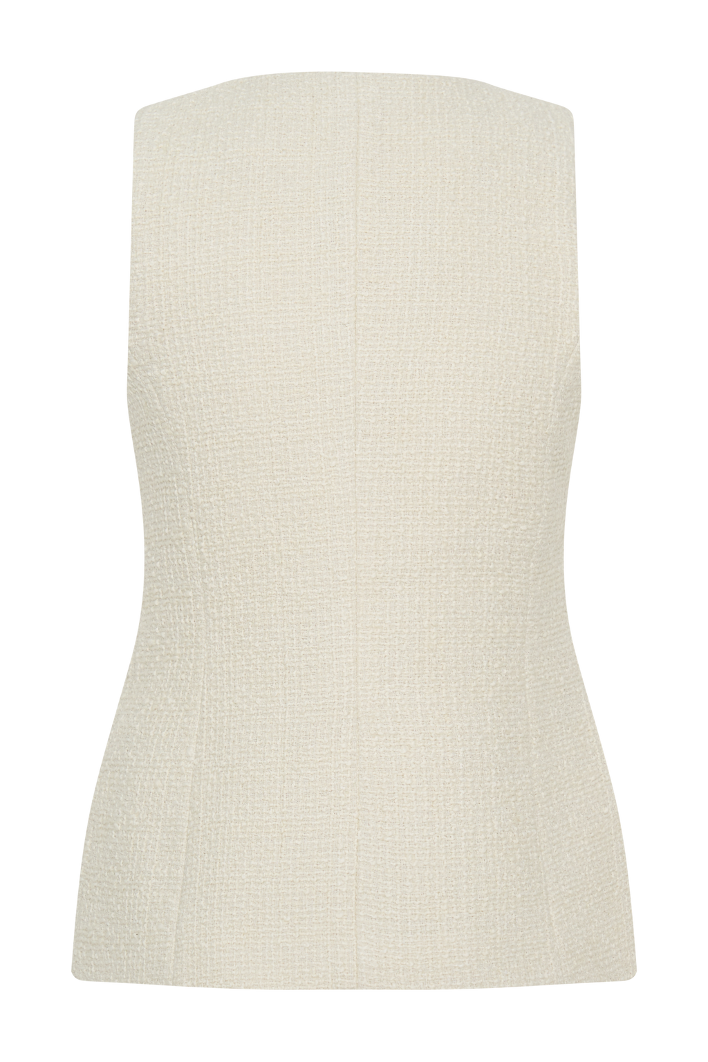 Αμάνικο Γιλέκο Camilla Boucle - Ιβουάρ