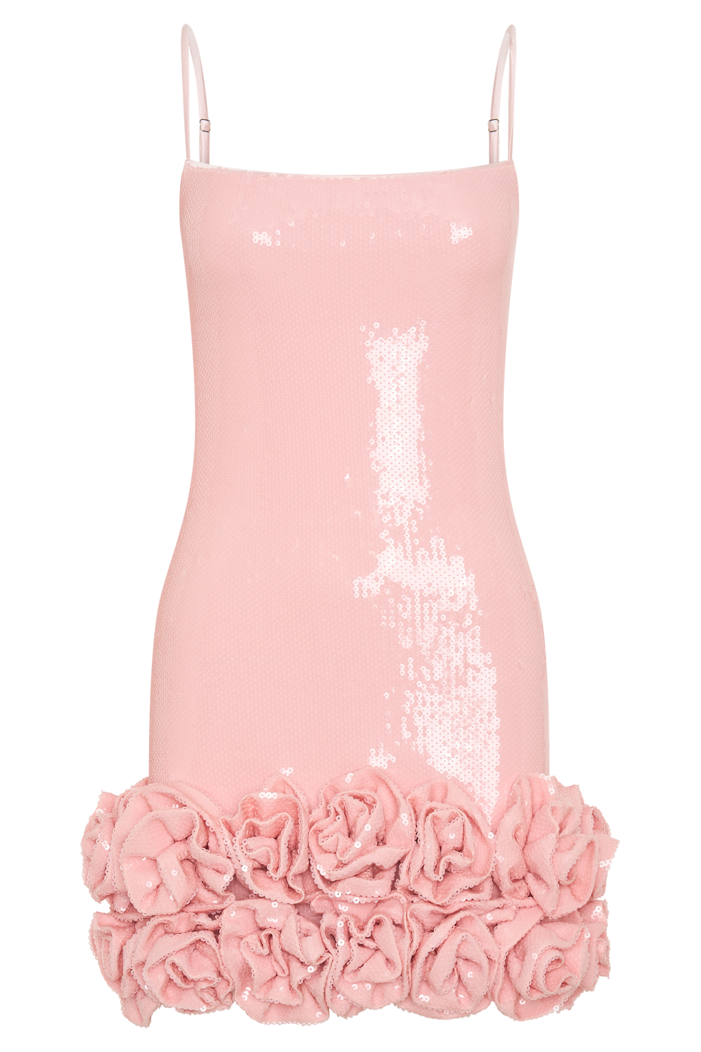 Μίνι Φόρεμα Faye Με Πούλιες Και Λουλούδια - Ανοιχτό Ροζ