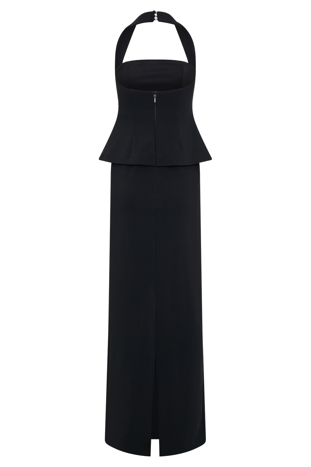 Φόρεμα Bertie Peplum Με Τιράντες Και Λαιμόκοψη - Μαύρο