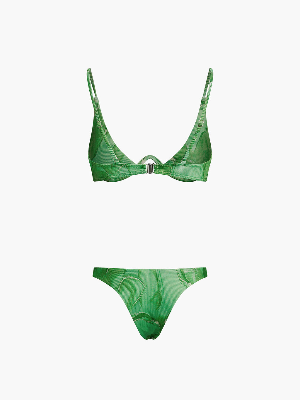 Μπικίνι Με Ντεκολτέ Και Στάμπα Με Στάμπα