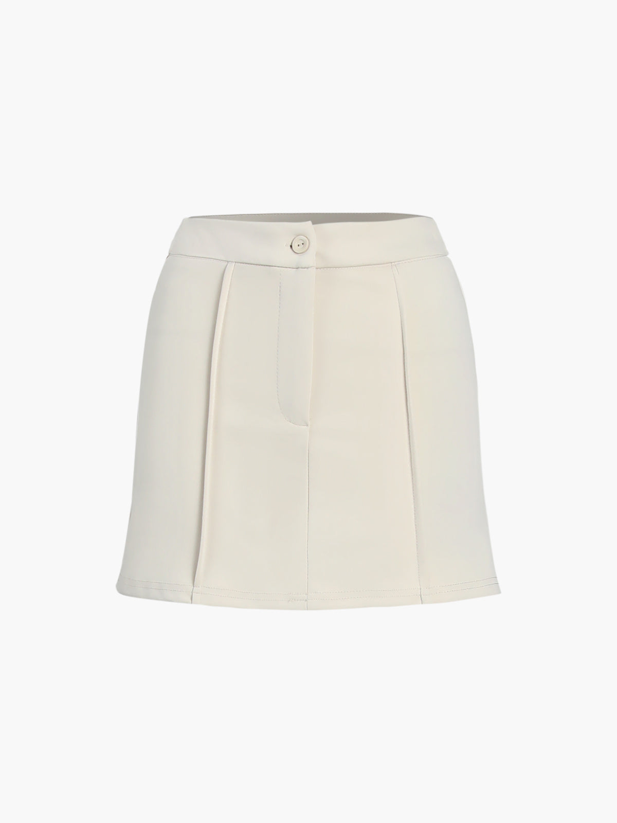 Φούστα Με Κουμπιά Μπροστά Και Λαιμόκοψη Χωρίς Πλάτη, Γιλέκο Και Σακάκι