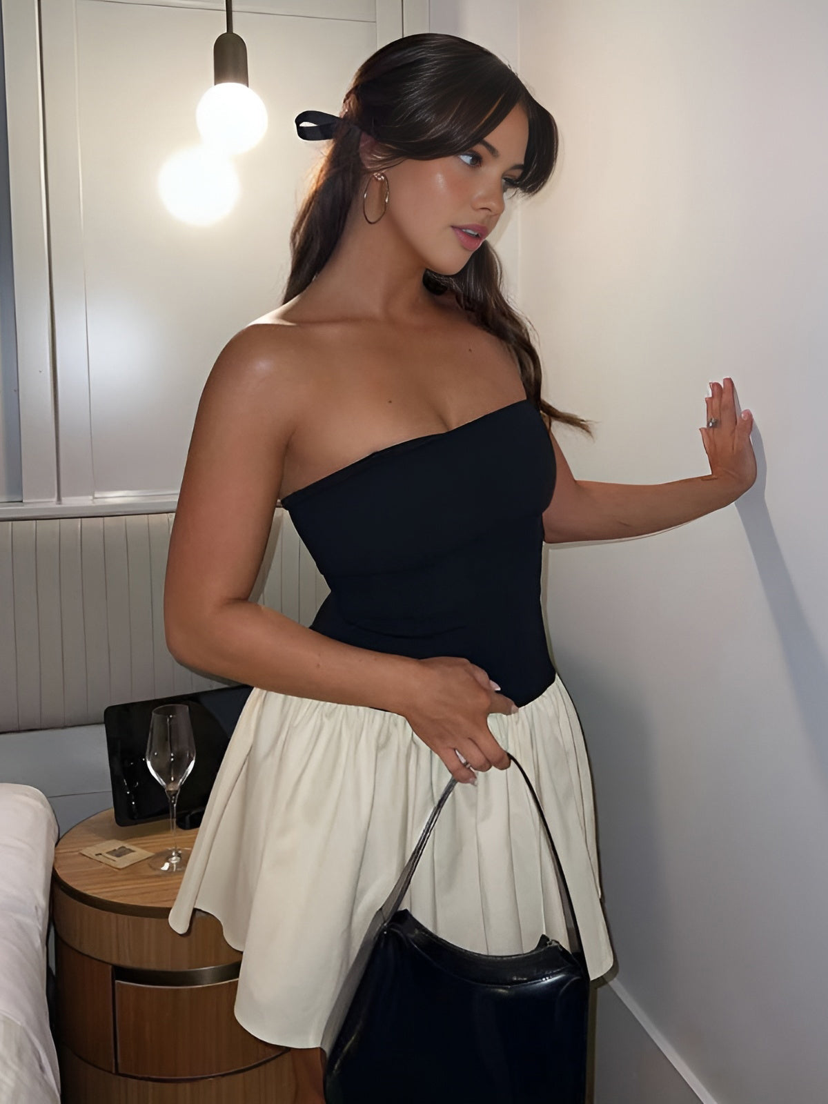 Μίνι Φόρεμα Χωρίς Τιράντες