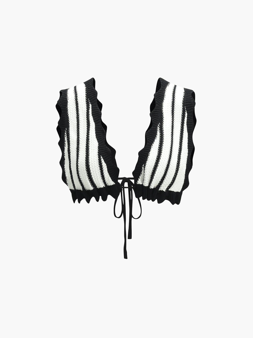 Σετ Φούστας Με Ριγέ Κόμπους Και Πλάτη Χωρίς Κόμπους