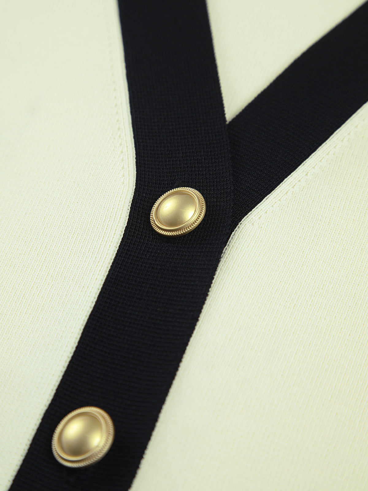 Δίχρωμο Πλεκτό Γιλέκο