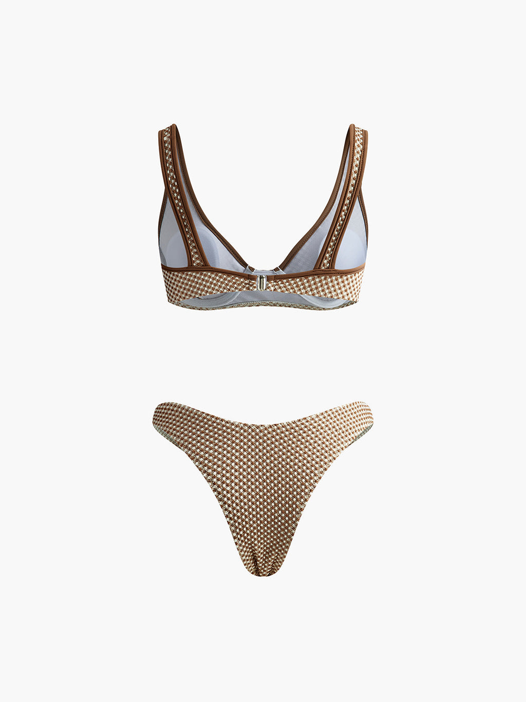 Σετ Μπικίνι Με Καρό Σχέδιο