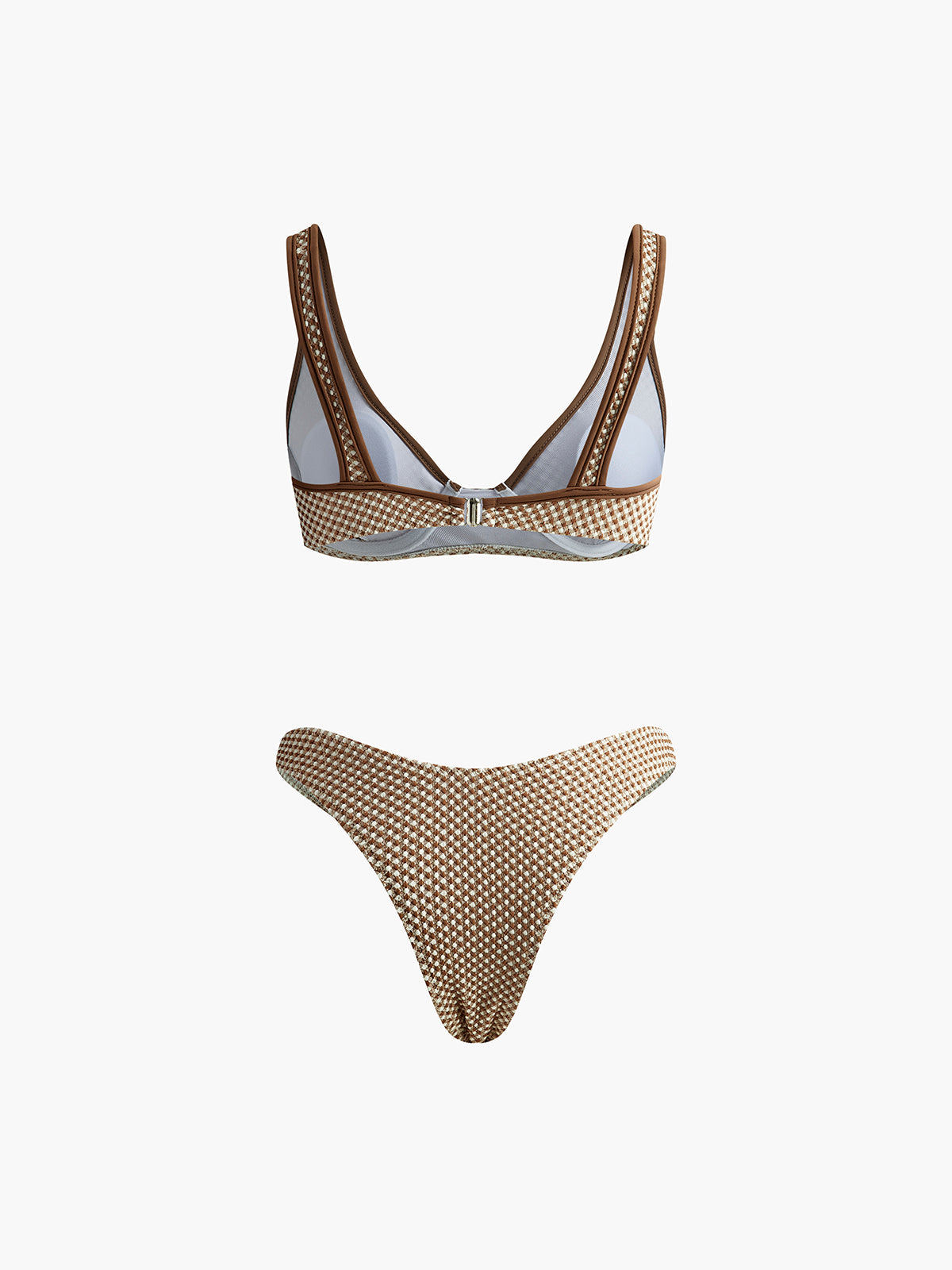 Σετ Μπικίνι Με Καρό Σχέδιο