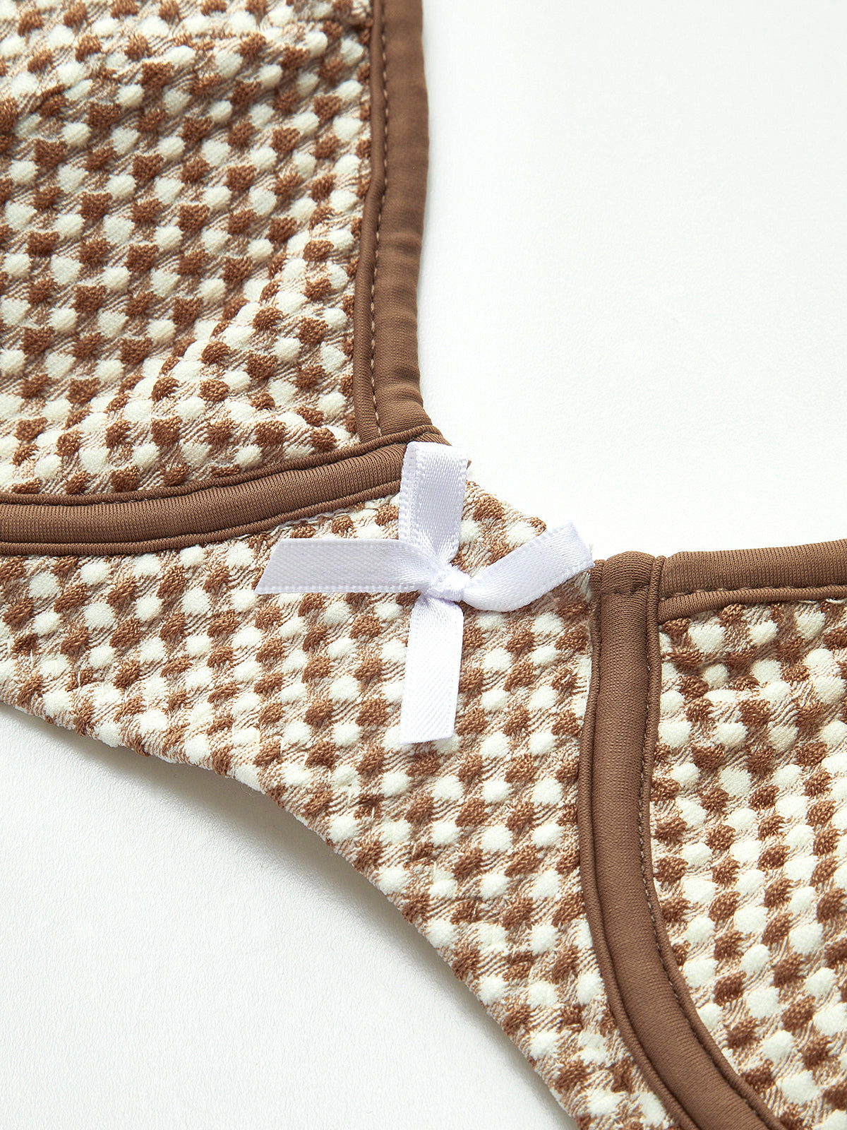 Σετ Μπικίνι Με Καρό Σχέδιο