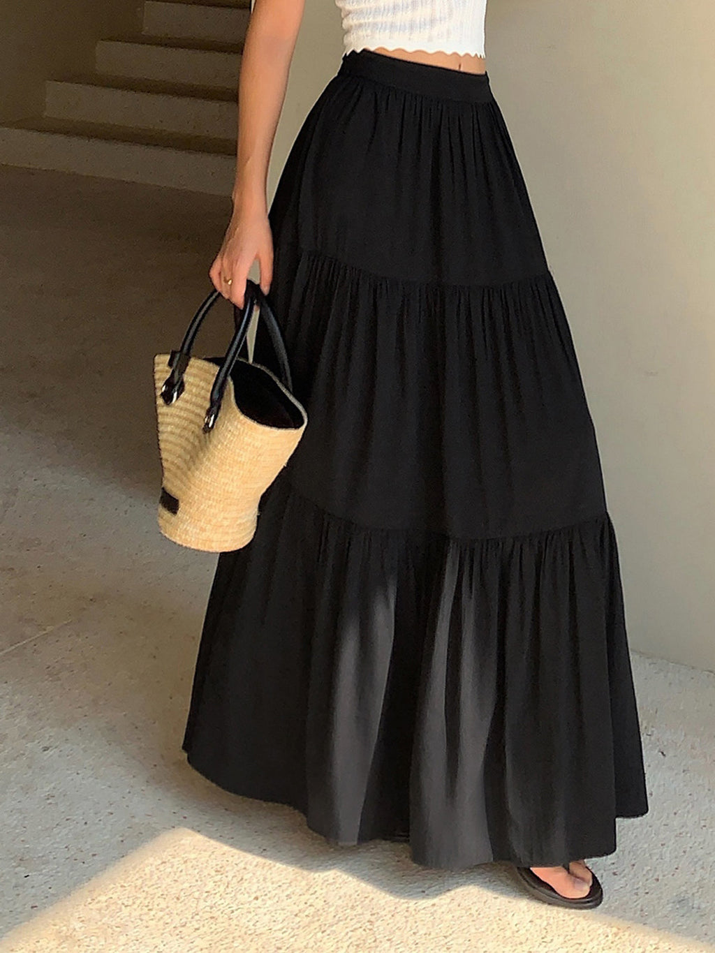 Τσάντα Από Άχυρο Natural Charm