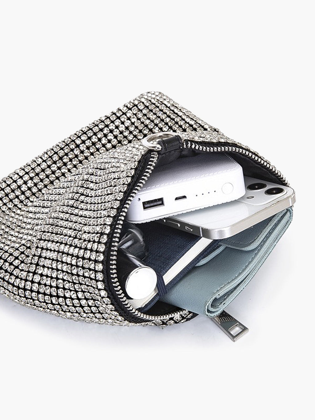 Τσάντα Prisma Elegance Με Κρυστάλλινες Πέτρες