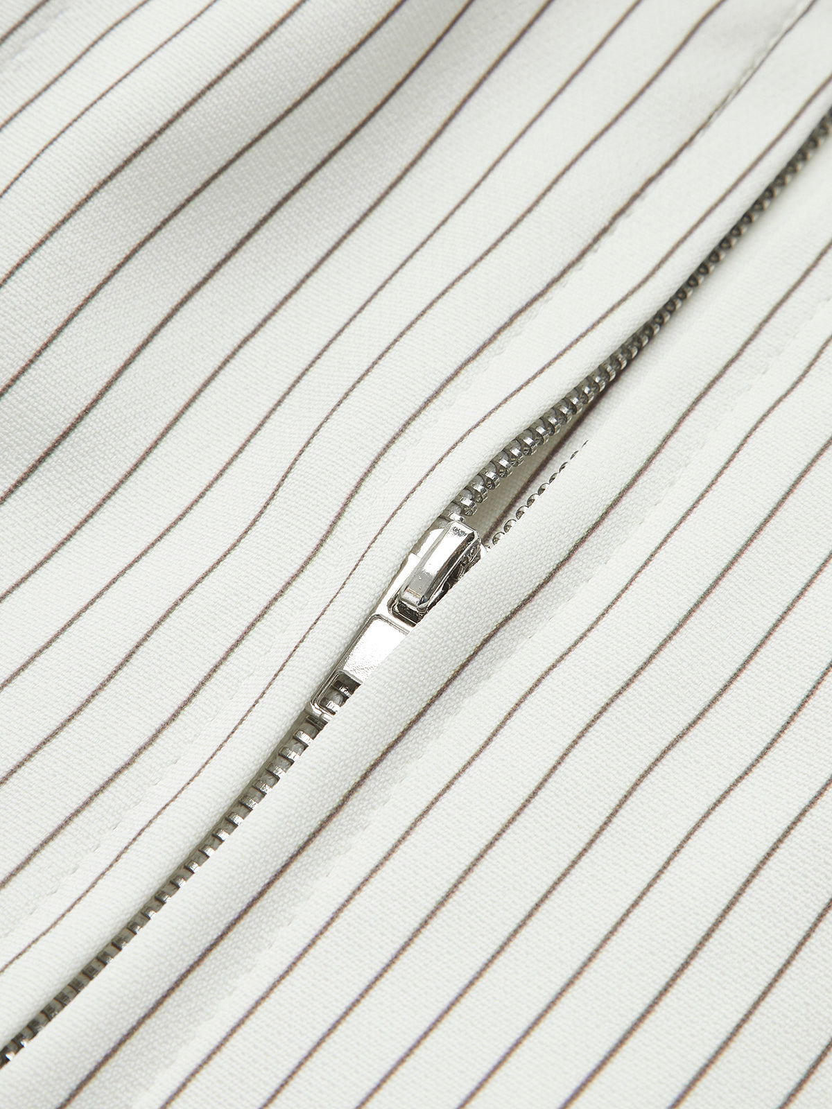 Ριγέ Κορδόνι Περίσφιξης Και Φερμουάρ Στο Πάνω Μέρος