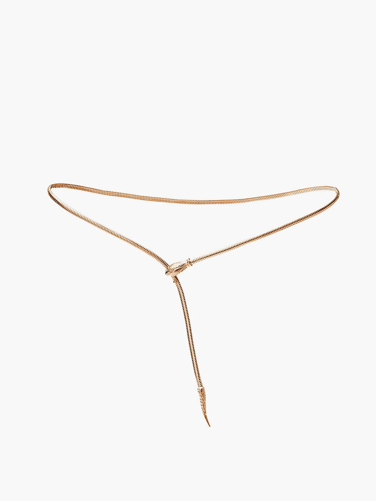 Χρυσή Ζώνη Με Φιγούρα Φιδιού