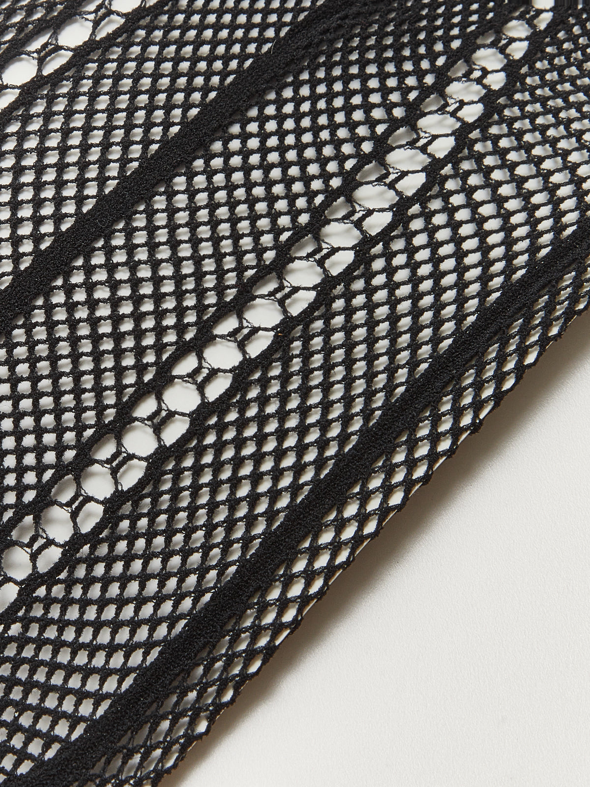 Κάλτσες Lisa Stripe Και Διπλό Honeycomb Fishnet