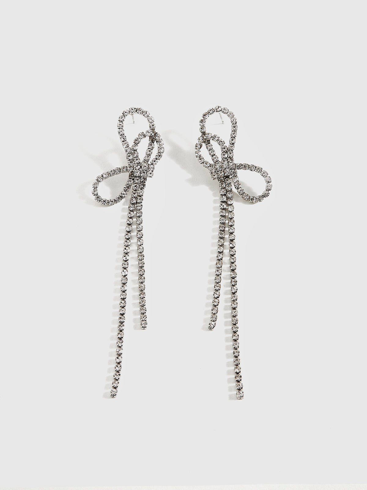 Μακριά Σκουλαρίκια Με Πέτρες Strass