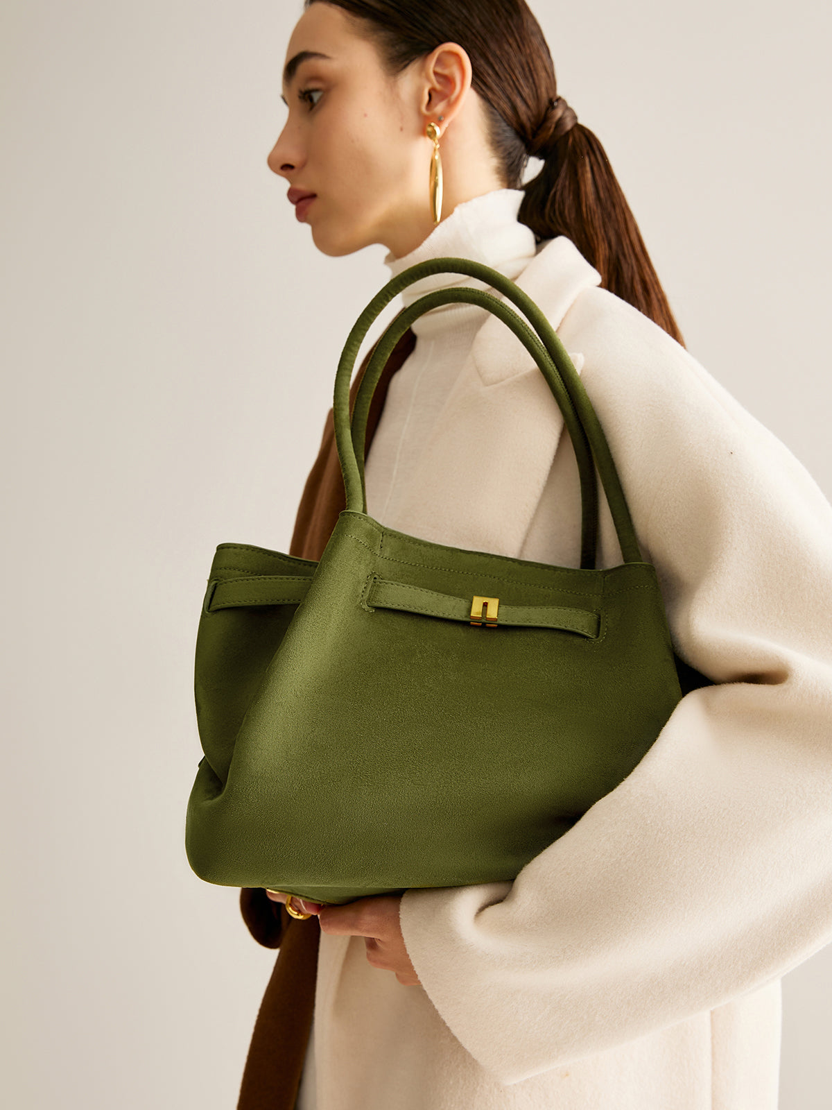 Τσάντα Tote Με Γοητεία Ελιάς