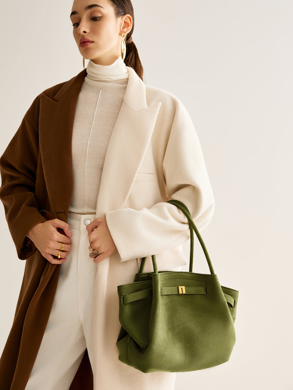 Τσάντα Tote Με Γοητεία Ελιάς