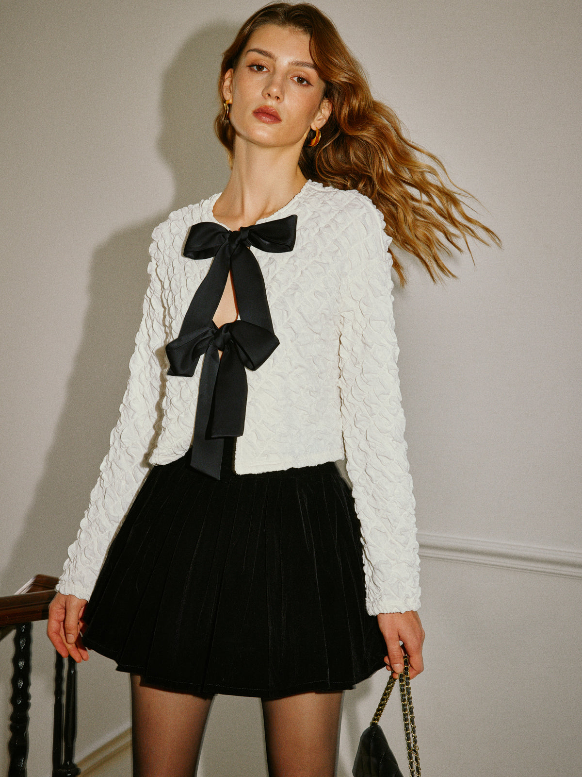 Άνετη Βελούδινη Φούστα