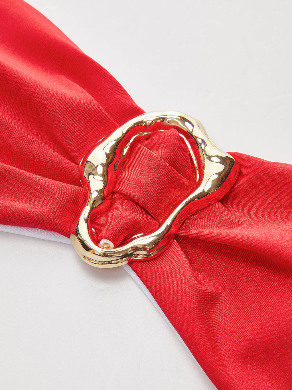 Μπικίνι Bandeau Με Μεταλλικές Λεπτομέρειες Και Φιόγκο