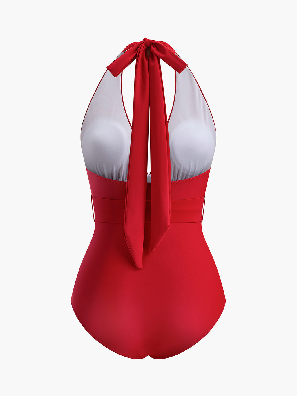 Ολόσωμο Μαγιό Με Τιράντες Και Halter Neck