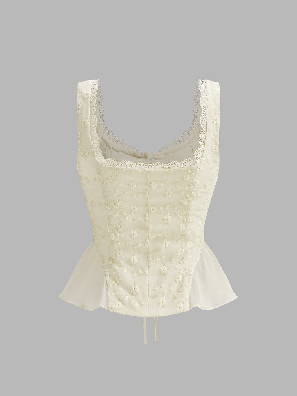 Κομψή Μπλούζα Με Φλοράλ Μοτίβο Δαντέλας