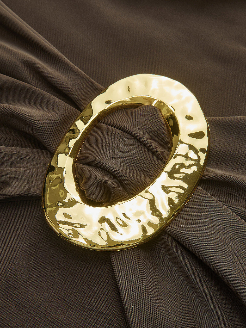 Σετ Μπικίνι Με Οβάλ Ρίγες Και Ντραπέ Φούστα