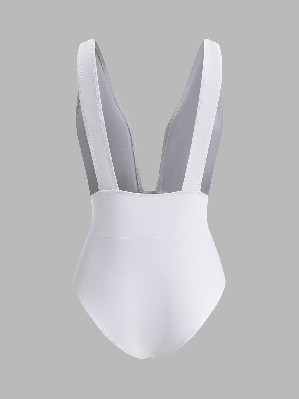 Ολόσωμο Μαγιό Με Βαθύ V Ντεκολτέ