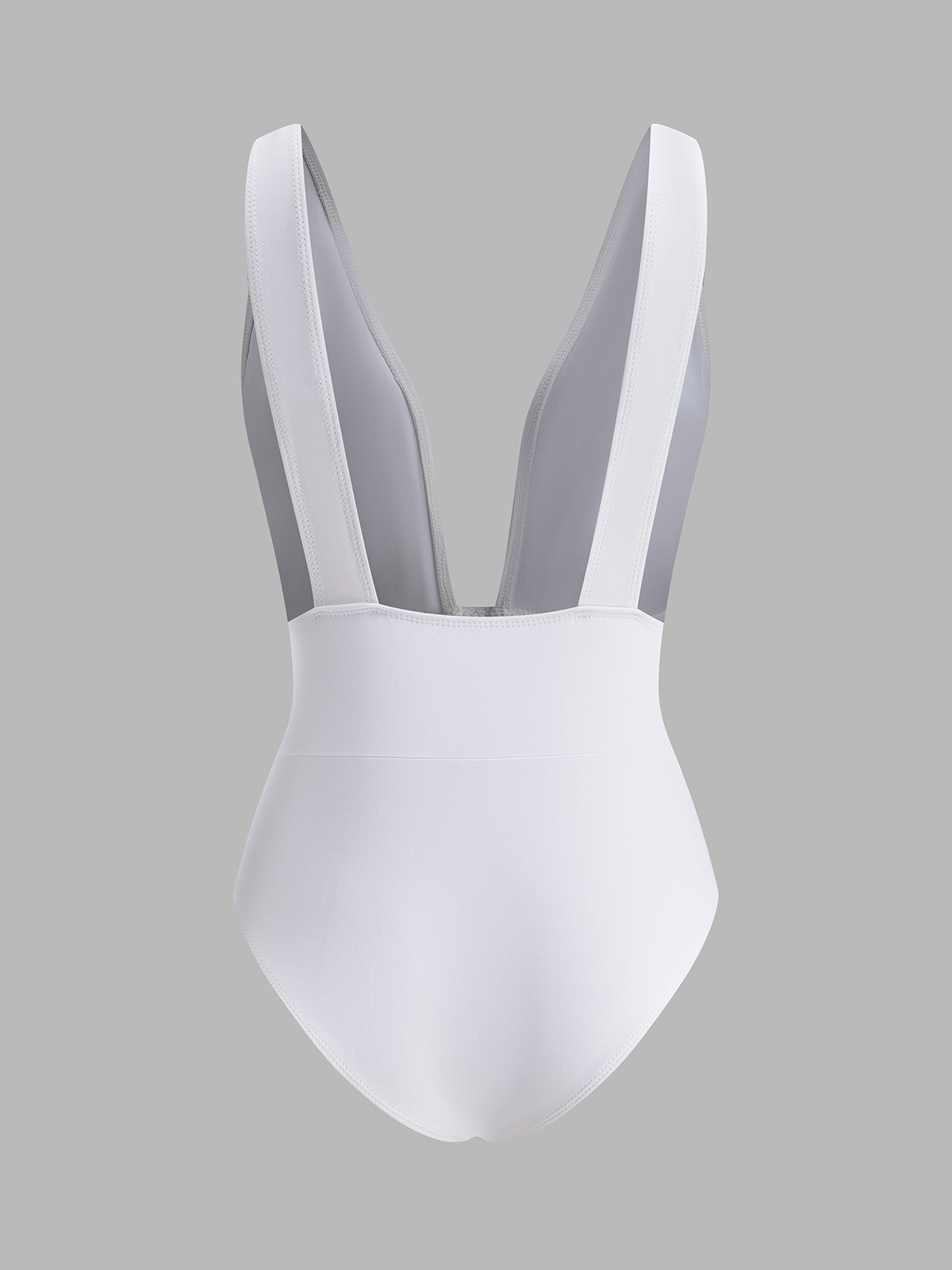 Ολόσωμο Μαγιό Με Βαθύ V Ντεκολτέ