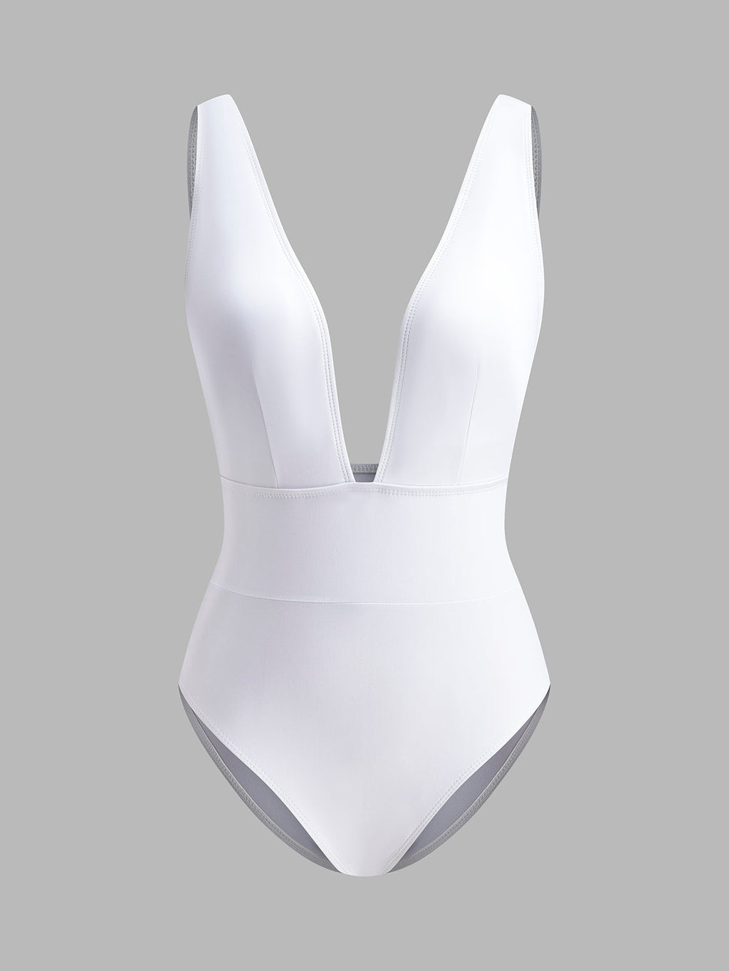 Ολόσωμο Μαγιό Με Βαθύ V Ντεκολτέ